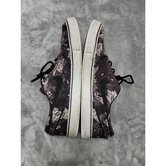 NIKE Stefan Janoski Max SB Zoom Air‎ Skateboard Sneakers Brown White Floral 12 - Picture 11 of 16
